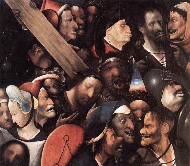 BOSCH, Hieronymus Christ Carrying the Cross Germany oil painting art